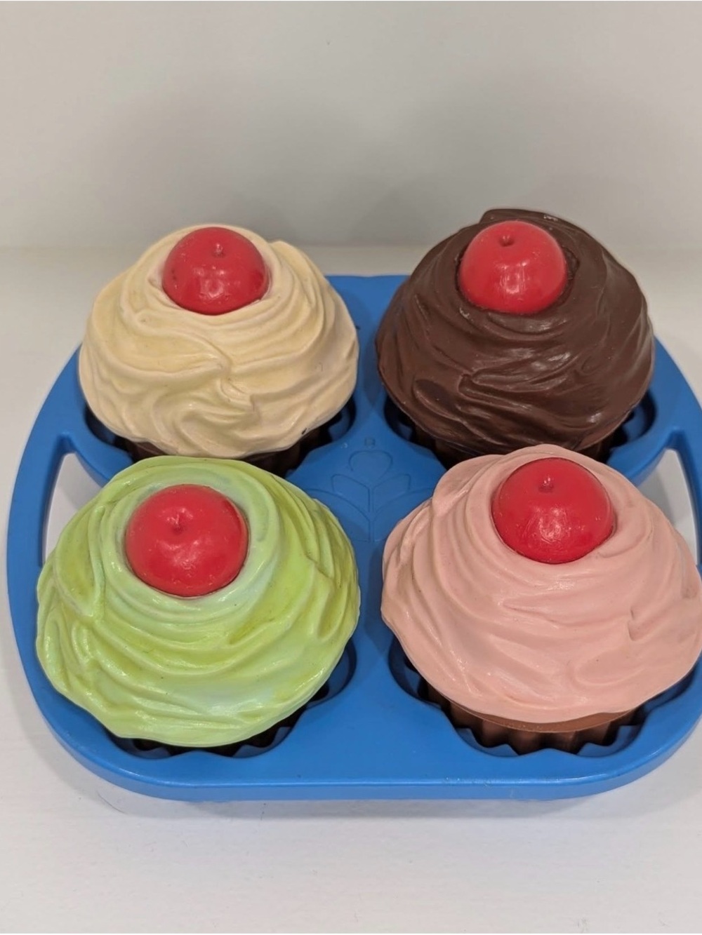 Fisher-Price Vintage 1980s 9 Piece Complete Cupcake Set